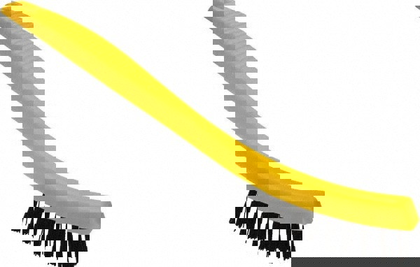 Synthetic-Fill Tile and Grout Brush, Black Plastic Bristles, 2.5